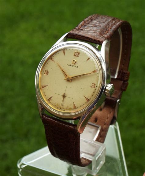 watch men omega|vintage omega men's watch 1950s.